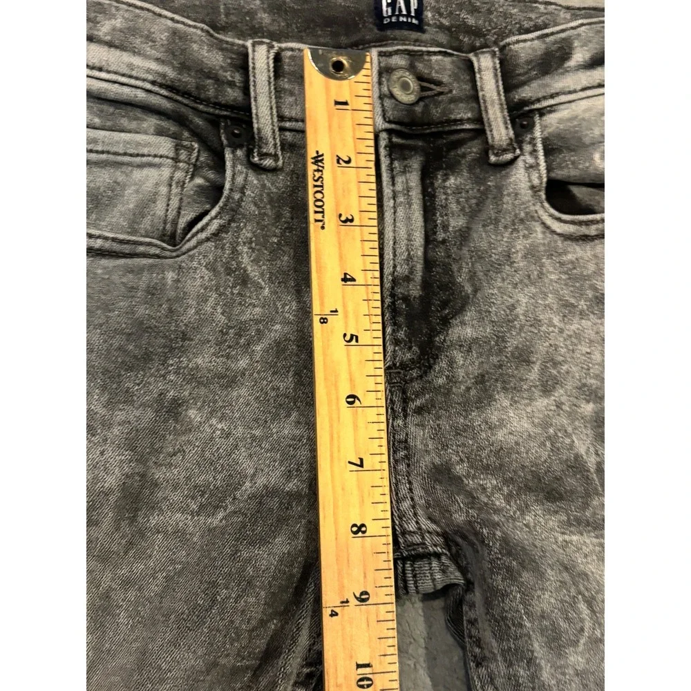 Gap Kids Boys Gray Acid Wash Stretch Skinny Jeans Size 12 Gap For Good Denim